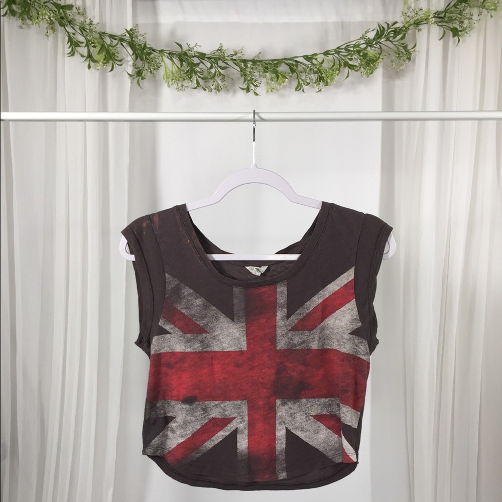 Union Jack Crop Top